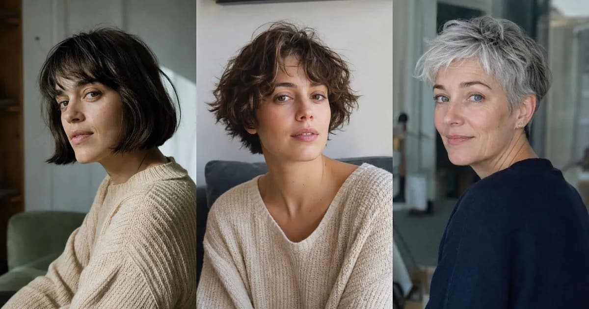 Tendencias de cortes de pelo corto para otoño: elige según tu textura y tiempo