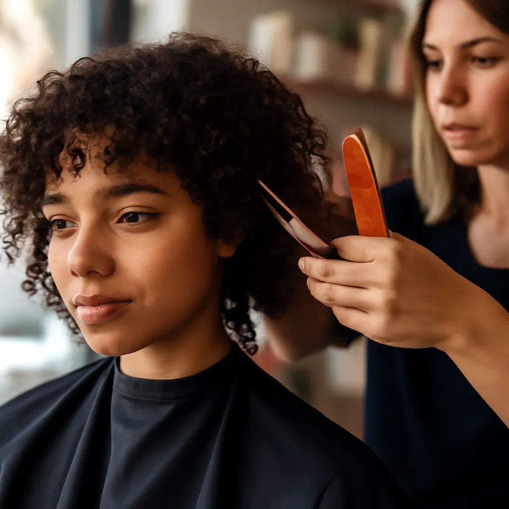 Cómo utilizar capas en el pelo rizado para más volumen y movimiento