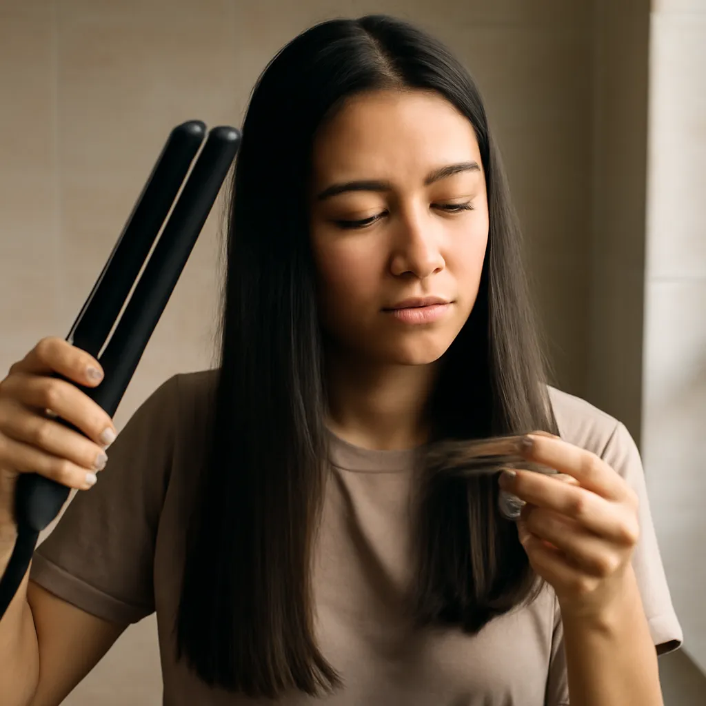 Cuidados esenciales para el cabello lacio: control del volumen y protección térmica