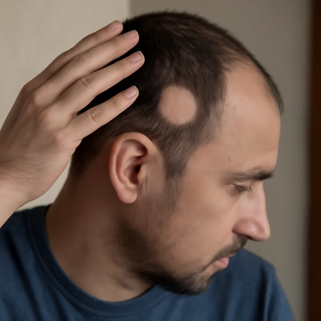 Alopecia areata: la caída en parches y su relación con el estrés