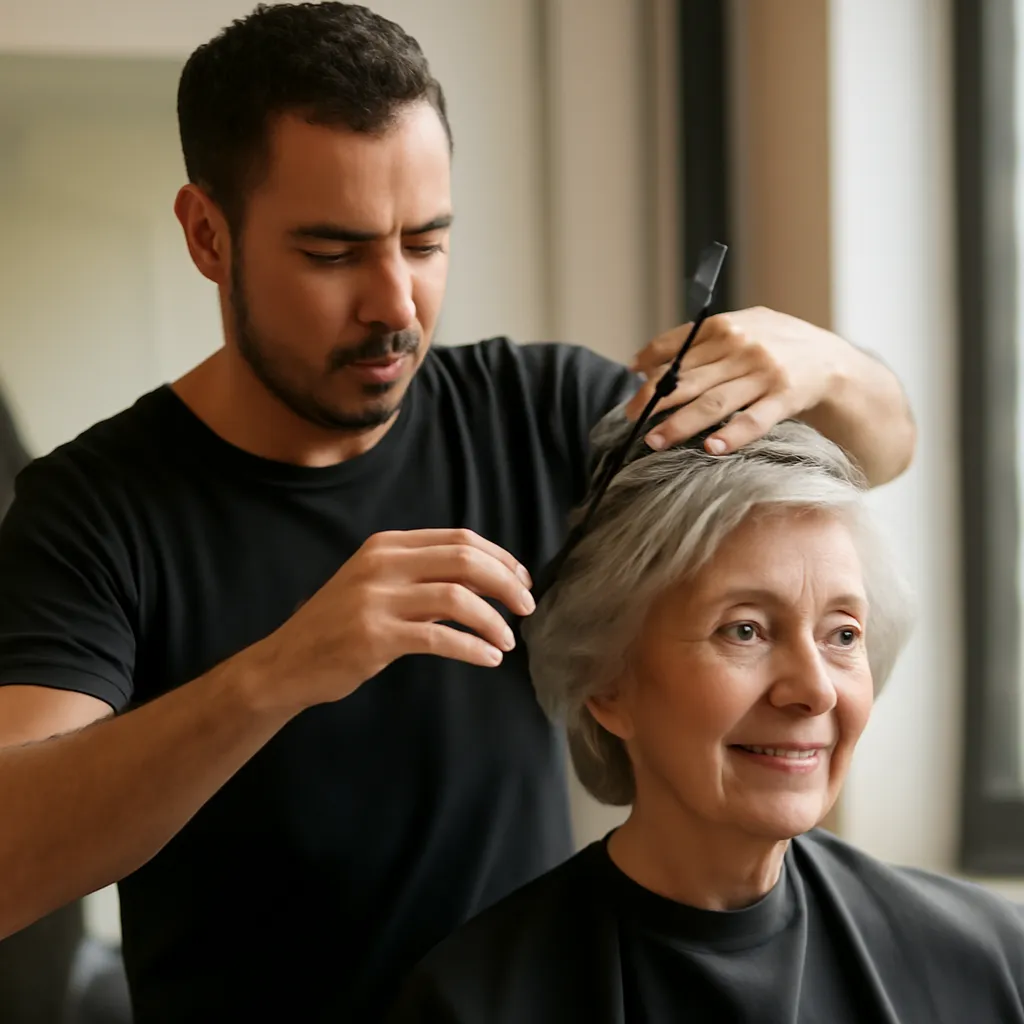 Cortes de pelo que favorecen después de los 60: movimiento y textura