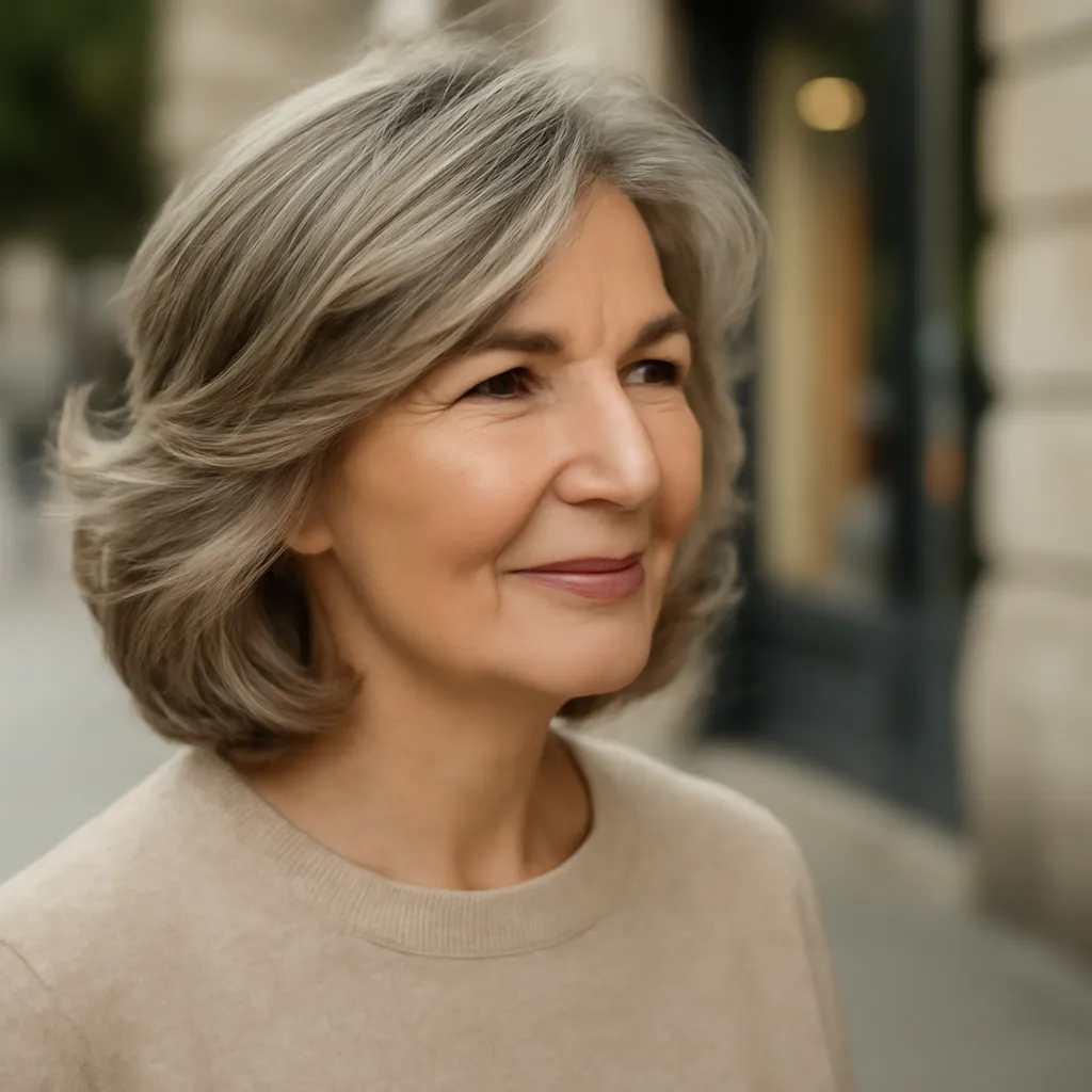 El butterfly bob, el corte ideal para mujeres de más de 50 años